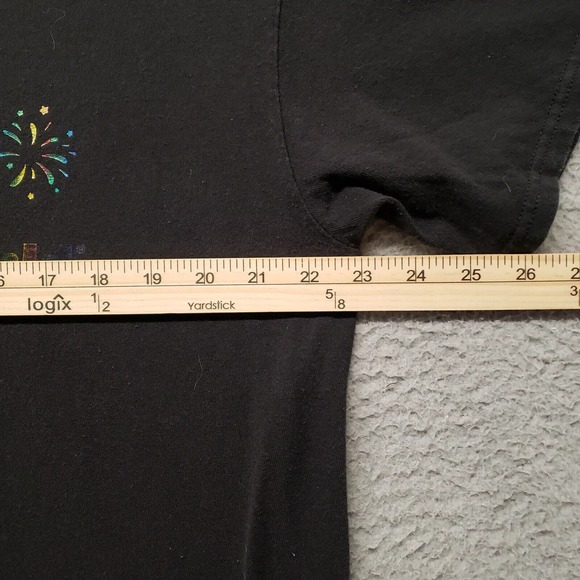 Disney Shirt Mens XL Black Walt Disney World‎ Theme Park Fun Happy Mickey Mouse - Picture 9 of 11